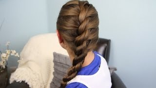 French Twist Into Rope Braid | Back-To-School | Cute Girls Hairstyles
