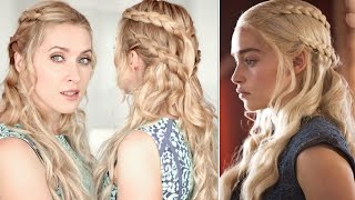 Game Of Thrones Hair Tutorial: Khaleesi/Daenerys Braid Hairstyle