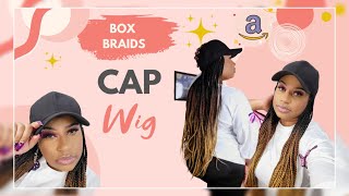 Copped A 24"  Box Braids Cap Wig At Amazon