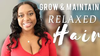 How I Grow And Maintain My Relaxed Hair | Chit Chat ~ Petite C