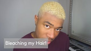 How To Bleach Short Hair Black To Blonde |