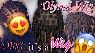 It'S A Wig!? | 36 Inch Knotless Box Braid Wig | Ft. Olymei Wig