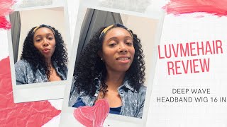 Unboxing|Luvme Deep Wave Headband Wig Under $120