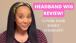 Luvme Hair Kinky Straight | Headband Wig Review | Diedre