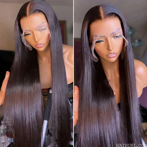 Ashimary Transparent hd 13*6 Lace Front Wig Straight Brazilian Human Hair