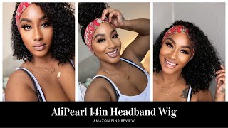 Amazon Find: Alipearl 14In Deep Curly Headband Wig Review