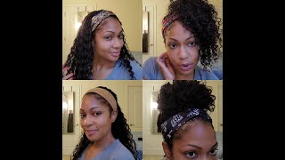 Protective Style Of The Month: Headband Wig??? Throw On And Go With My First Wig!!!