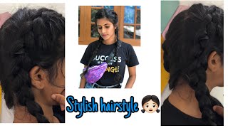 Easy Stylish Hairstyle For Long And Short Hair//French Braids#Hairstyle #Model #Stylishhairstyles