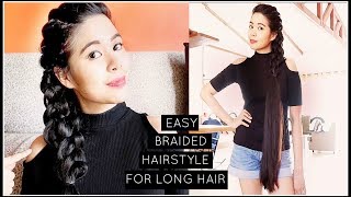 My Go To 2 Minute Summer Braided Hairstyle For Long Hair-Beautyklove