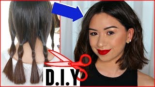 How To Cut Your Own Hair Short Straight | New Year New Look! 2019