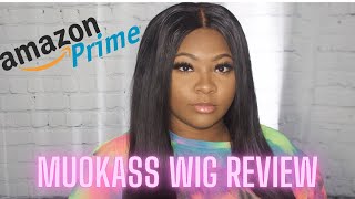 Muokass 26In Straight Wig 1 Week Review (Not Sponsored) | 4X4 Closure Wig | Amazon Wig Review