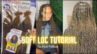 Soft Loc Tutorial | New Technique For Flat Install | No Knot