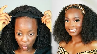 New Headband Wig That Looks Like Your Natural Hair! |Great Protective Style For Natural Hair