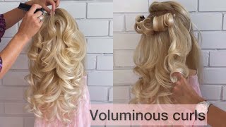 How To: Very Voluminous Curls On Curling Iron