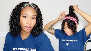 $75 Super Affordable Headband Wig| One Wig Two Styles| Ft. Unice Hair