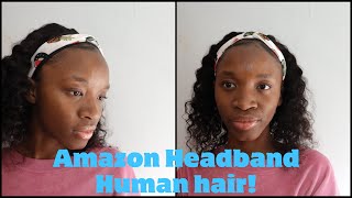 Deep Wave Headband Wig Curly Human Hair! #Lauberitahumanheadbandwig#Humanhairwigs
