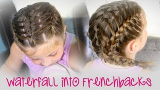 Waterfall Into Double Frenchbacks | Sport Hairstyles