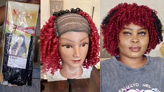 Diy Curly Crochet Wig With Bang /Using Xpression Multi