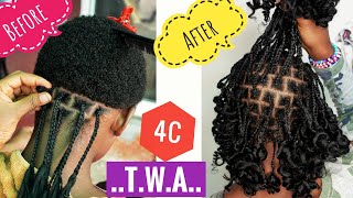 How To Braid Very Short Hair And Curl It With Only Hot Water