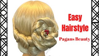  Easy Hairstyle  Updo Hair Hack | Elegant Wedding Hair | Pagans Beauty