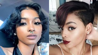 Popular Baddie Short Hairstyles 2022 For Black Women