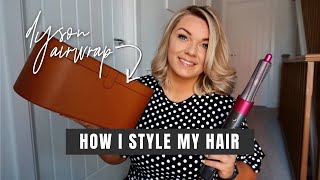 How I Style My Short Hair | At Home Blowout & Dyson Airwrap Review | Louise Henry