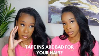 Tape In Hair Extensions: Watch Before Getting #Tapeinhairextensions