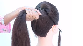 5 Latest Hairstyle For Open Hair | Ponytail Hairstyle | Puff Hairstyle | Wedding Hairstyle