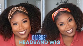  Throw It On And Go | Natural Headband Wig | No Lace Wig | Hergivenhair
