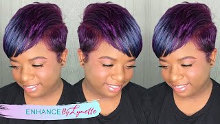 How To Ombre Short Hair Blue & Purple