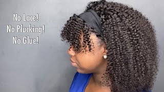 The Perfect Headband Wig For Summer! Ft. Curlscurls | Curls Last Forever
