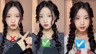 Quick & Easy Double Braid Hairstyles Tutorial*Korean Style For Girls