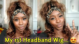 Unboxing A Headband Wig * Pre-Highlighted * Easy Styling * Straight Out The Box * #Unice