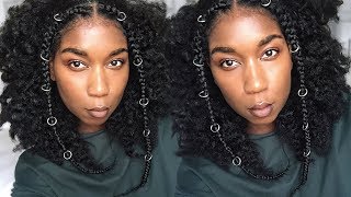 Floating Rings Halo Braids - Natural Hairstyle | Naptural85