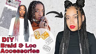 Knotless Box Braid & Loc Hair Jewelry, Accessories, & Beads | Customize Your Knotless Braids With Me