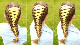 Diy Corset Braid Hair Tutorial  | Braidsandstyles12