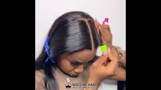 How To Make Wig Lace Look Like Scalp| Detailed Wig Install  Ft.Wiggins Hair