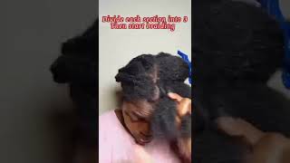 The Best Protective Hairstyle: Mini Braids Tutorial! #Naturalhairstyles #Minibraids #Shorts #4Chair