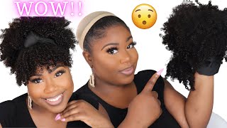 This Is It!!  Throw It On & Go In Minutes| Natural Pineapple Wig | Curlscurls