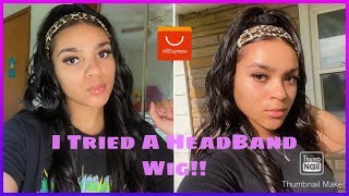I Tried A Headband Wig!! +Mukbang Q&A