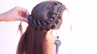 Aesthetic Open Hairstyle For Wedding | Hairstyle For Gown | Hairstyle For Lehenga | Hairstyle