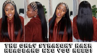 For My Silky Straight Wig Lovers - $123 Tinashe Straight Headband Wig Needs To Be In Your Collection