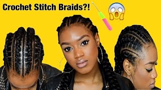 Crochet Stitch Braids For Short Hair/Beginners W Elastics | Summer 2017 Hairstyles #Arimethod