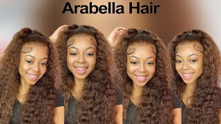 What Lace? Half Up Half Down Frontal Wig Install | Ft Arabella Hair