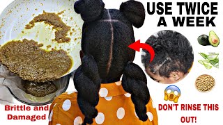 Hair Growth Oil That Broke The Internet!|How I Grew My Hair Fast Using Alovevere,Avocado& Fenugreek