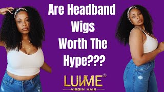 Headband Wig Review + How I Prep And Style My Wig / Easy Protective Style | Luvme Hair