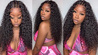 This Is Why Hair Jewelry Is A Must! Gorgeous Jerry Curly 5X5 Closure Wig Install Ft Hurela Hair