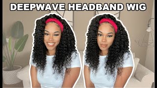 Deep Wave Headband Wig Review | Luvme Hair 2021