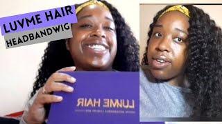 Luvme Hair | 20Inch Deepwave Headband Wig | Try On And Review