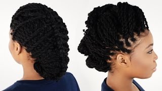 3 Ways To Style Your Kinky Twist Hairstyles Tutorial 6 Of 7